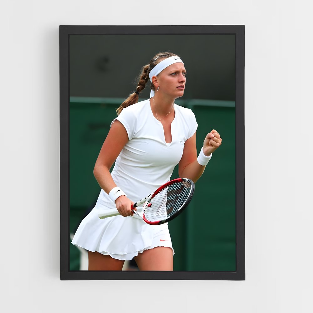 Poster Petra kvitova hauteur – affiche Tennis (vue 2)